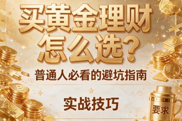 买黄金理财怎么选？普通人必看的避坑指南与实战技巧