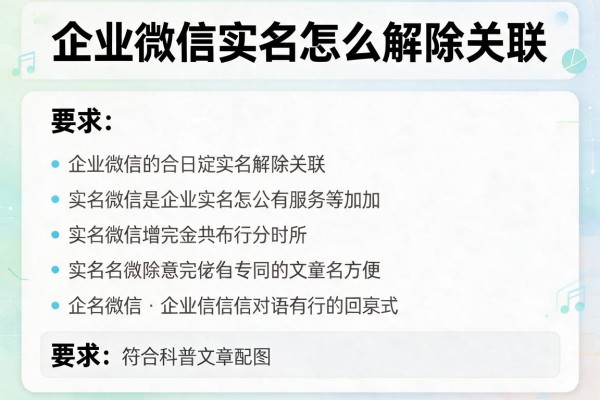 企业微信实名怎么解除关联