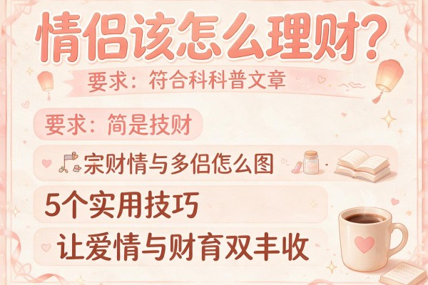 情侣该怎么理财？5个实用技巧让爱情与财富双丰收