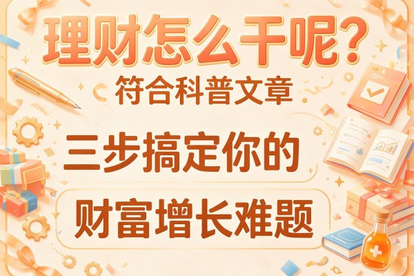 理财怎么干呢？三步搞定你的财富增长难题