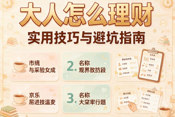 大人怎么理财：实用技巧与避坑指南