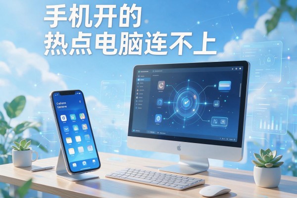 手机开的热点电脑连不上？