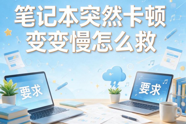 笔记本突然卡顿变慢怎么救？