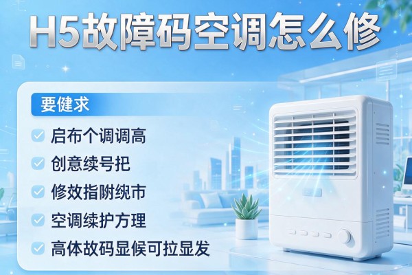 H5故障码空调怎么修？