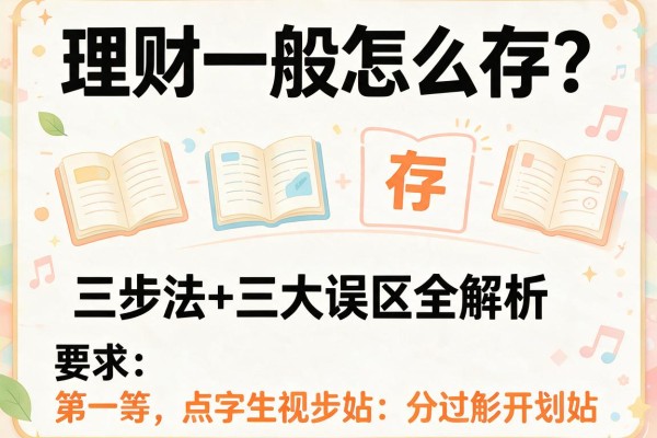 理财一般怎么存？三步法+三大误区全解析