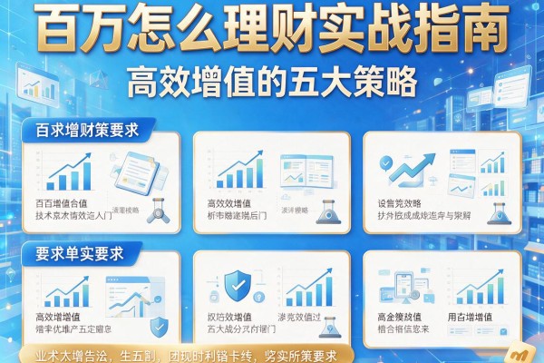 百万怎么理财实战指南：高效增值的五大策略