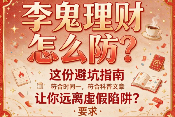 李鬼理财怎么防？这份避坑指南让你远离虚假陷阱