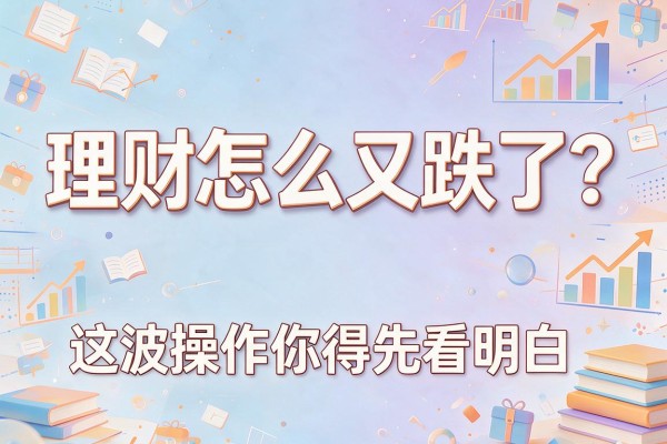 理财怎么又跌了？这波操作你得先看明白