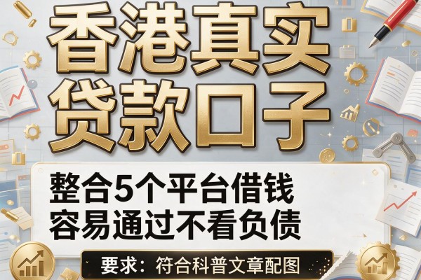 香港真实贷款口子，整合5个平台借钱容易通过不看负债