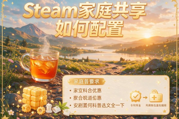 Steam家庭共享如何配置？