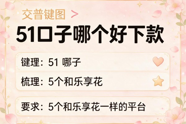 51口子哪个好下款，梳理5个和乐享花一样的平台