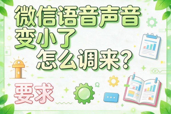 微信语音声音变小了怎么调回来？