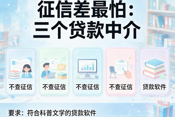 征信差最怕三个贷款中介，分析五个不查征信的贷款软件