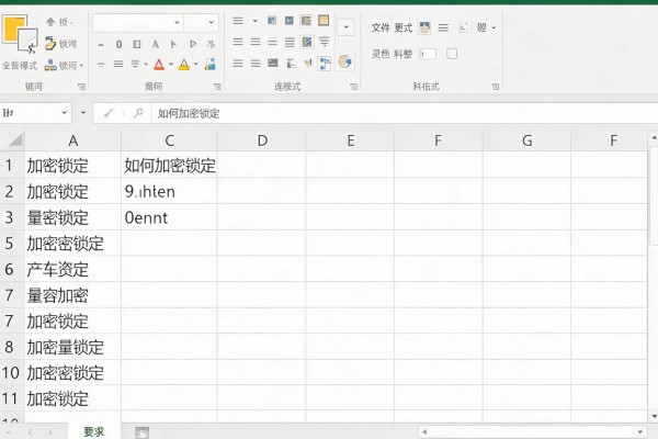 Excel表格如何加密锁定？