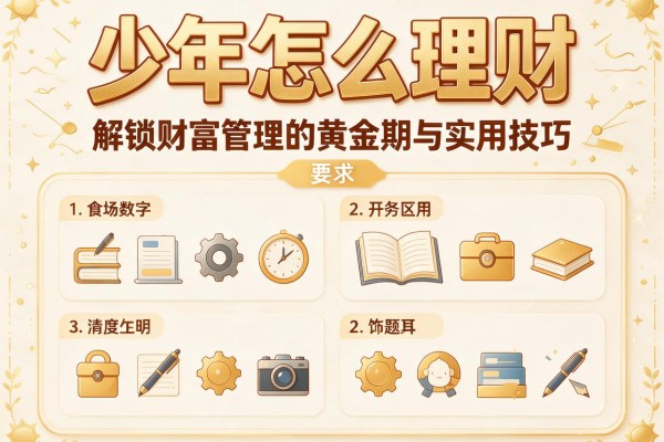 少年怎么理财：解锁财富管理的黄金期与实用技巧