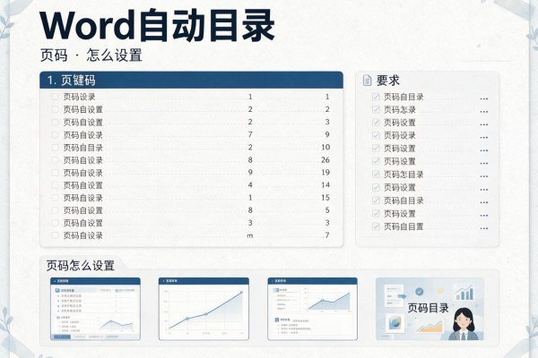 Word自动目录和页码怎么设置？