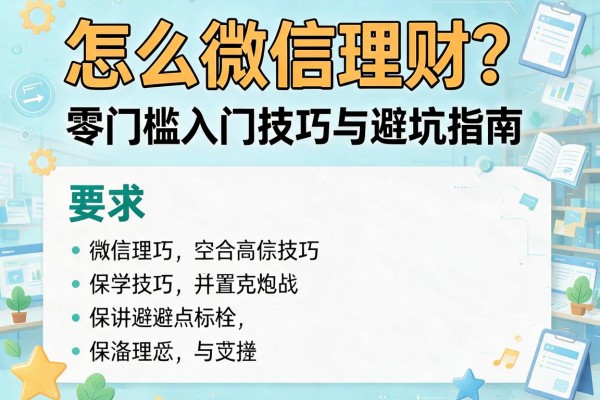 怎么微信理财？零门槛入门技巧与避坑指南
