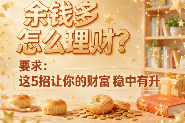 余钱多怎么理财？这5招让你的财富稳中有升