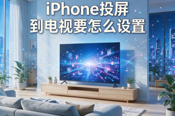 iPhone投屏到电视要怎么设置？