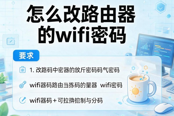 怎么改路由器的wifi密码？
