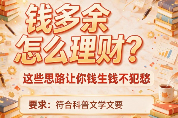 钱多余怎么理财？这些思路让你钱生钱不犯愁