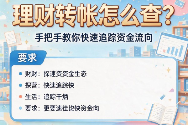 理财转帐怎么查？手把手教你快速追踪资金流向