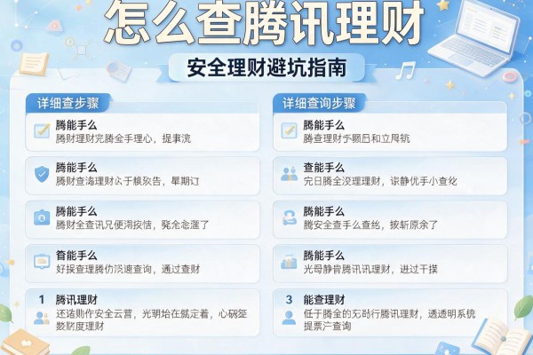 怎么查腾讯理财：详细查询步骤与安全理财避坑指南