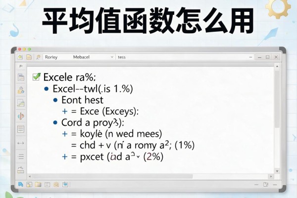 Excel平均值函数怎么用？