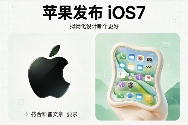 苹果发布iOS7，扁平化设计与拟物化设计哪个更好？