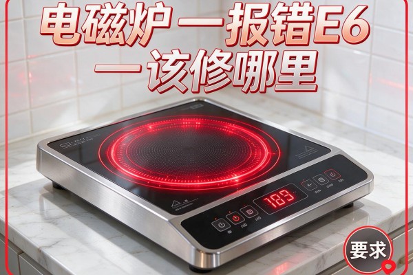 电磁炉报错E6该修哪里？