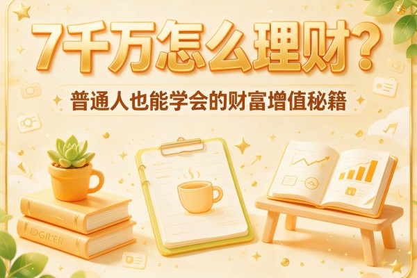7千万怎么理财？普通人也能学会的财富增值秘籍