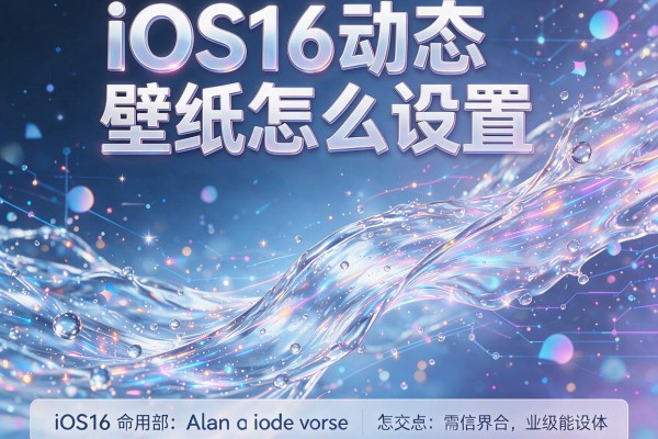 iOS16动态壁纸怎么设置？