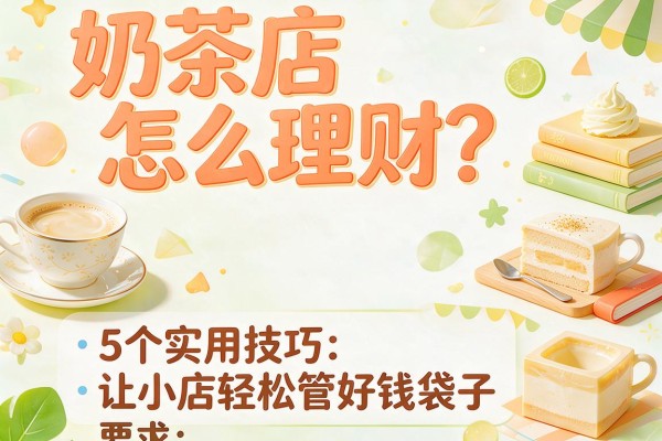 奶茶店怎么理财？5个实用技巧让小店轻松管好钱袋子