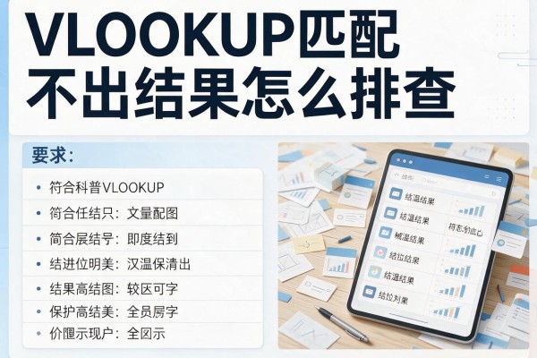VLOOKUP匹配不出结果怎么排查？