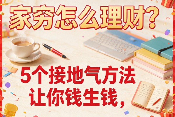家穷怎么理财？5个接地气方法让你钱生钱