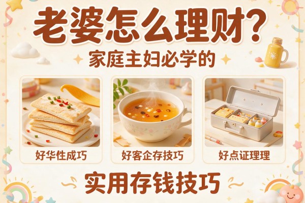 老婆怎么理财？家庭主妇必学的5个实用存钱技巧