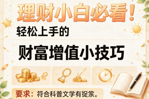 理财小白必看：轻松上手的财富增值小技巧