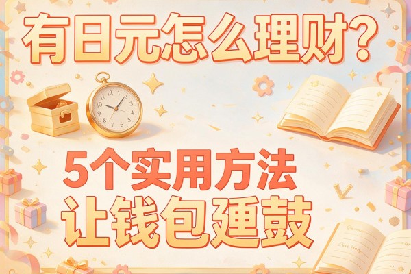 有日元怎么理财？5个实用方法让钱包更鼓