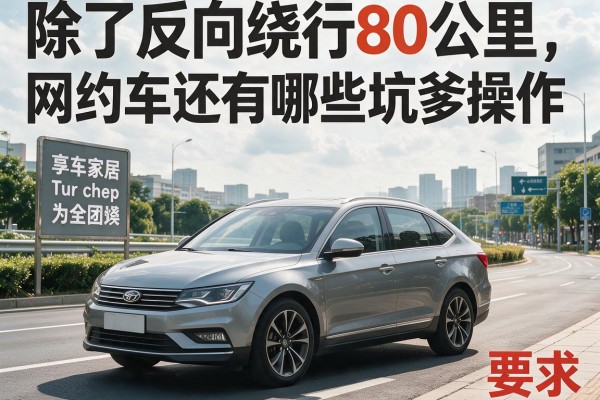除了反向绕行80公里,网约车还有哪些坑爹操作?