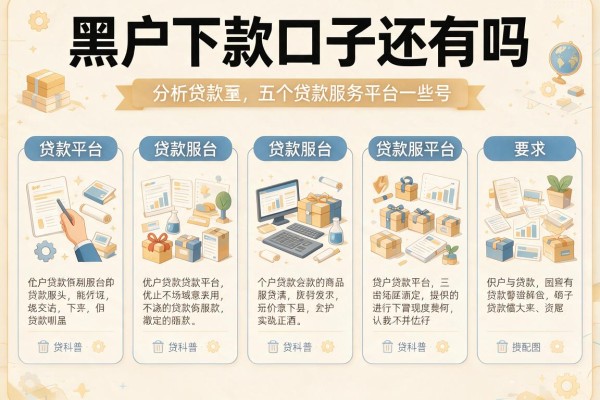 黑户下款口子还有吗，分析五个贷款服务平台