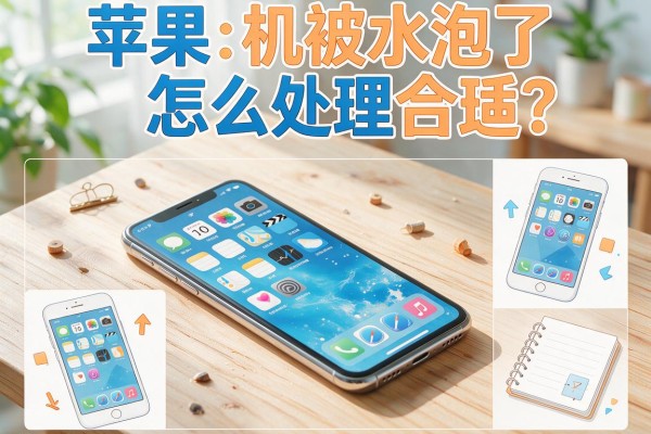 苹果手机被水泡了怎么处理合适？