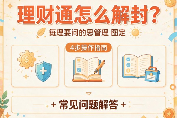理财通怎么解封？4步操作指南+常见问题解答