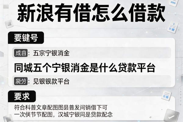 新浪有借怎么借款，同城五个宁银消金是什么贷款平台