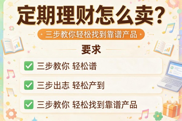 定期理财怎么卖？三步教你轻松找到靠谱产品