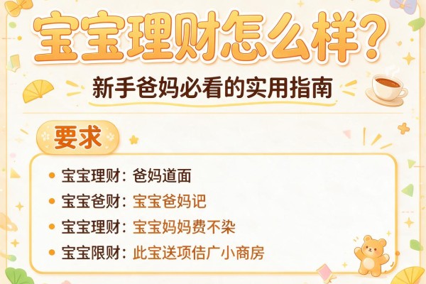 宝宝理财怎么样？新手爸妈必看的实用指南