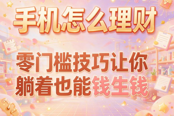 手机怎么理财：零门槛技巧让你躺着也能钱生钱