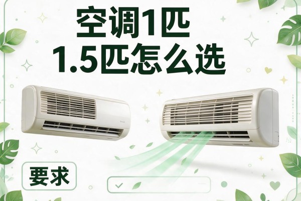 空调1匹和1.5匹怎么选？