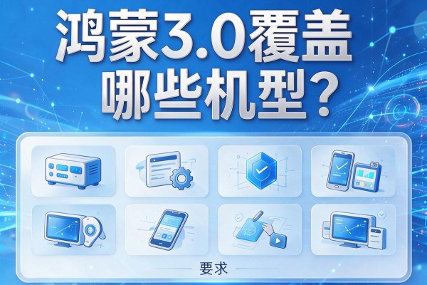 鸿蒙3.0覆盖哪些机型？