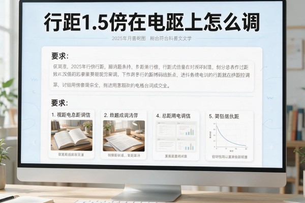 行距1.5倍在电脑上怎么调？