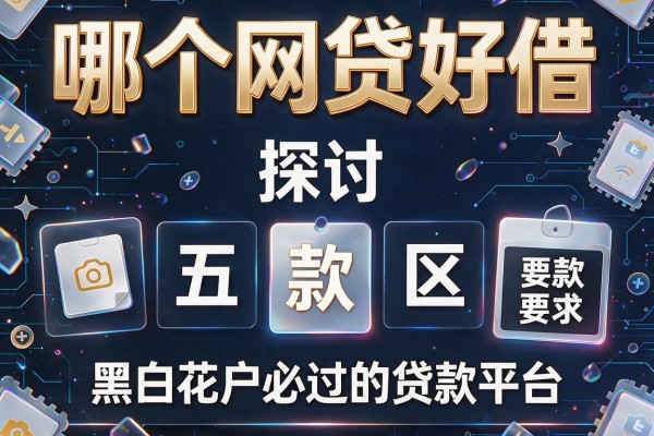 哪个网贷好借，探讨五款黑白花户必过的贷款平台